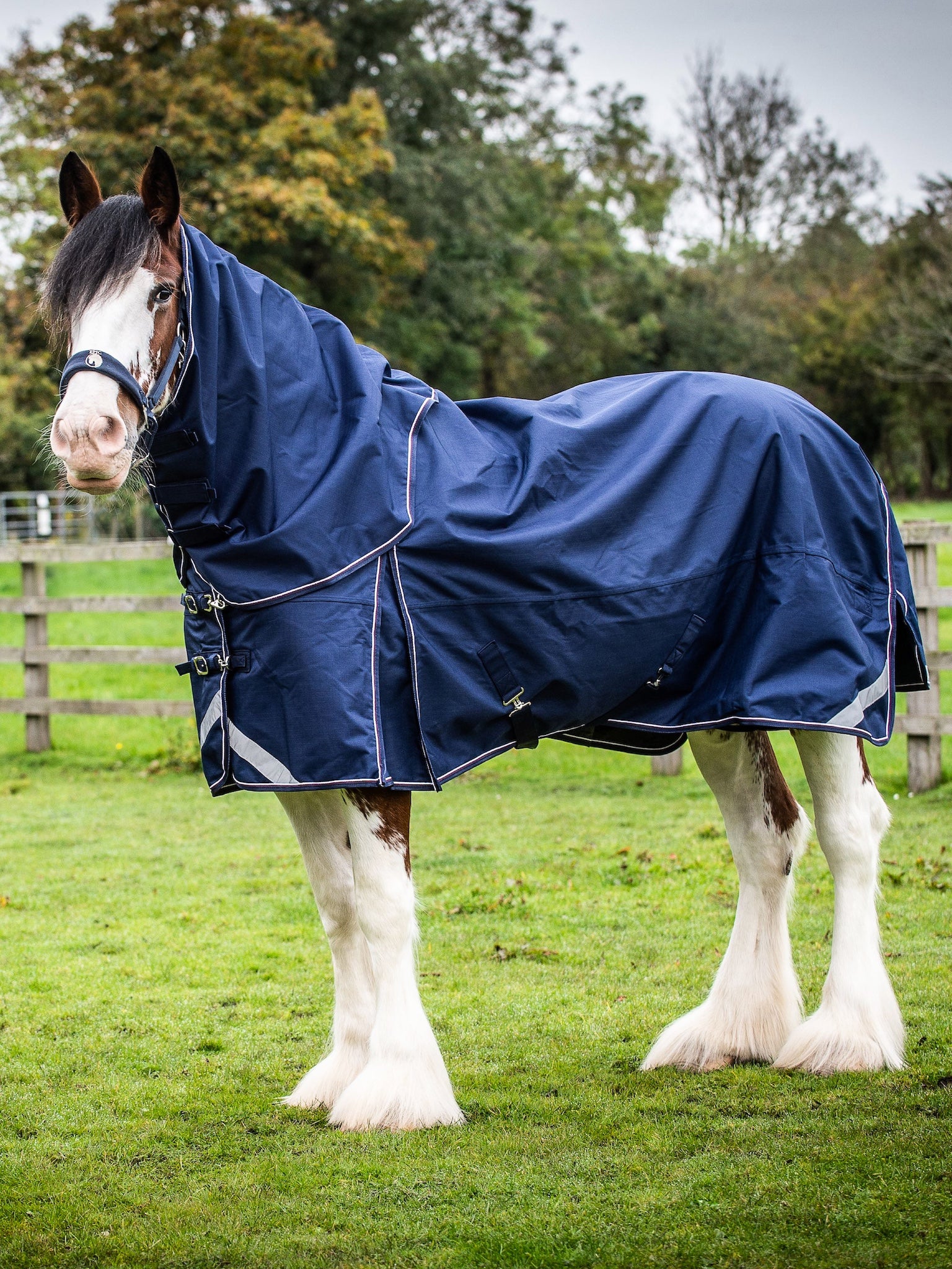 Epic Essential 40g Turnout Hood - Broad Fit - Navy
