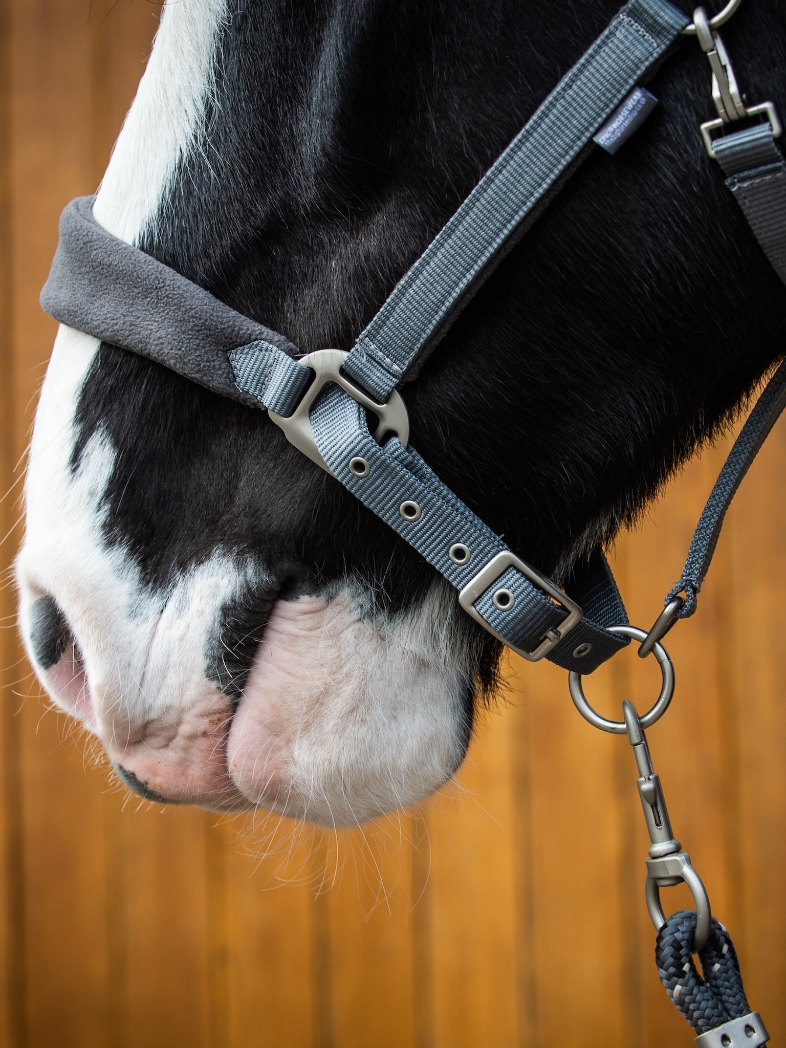 Epic Classic Adjustable Fleece Headcollar & Lead Rope - Slate