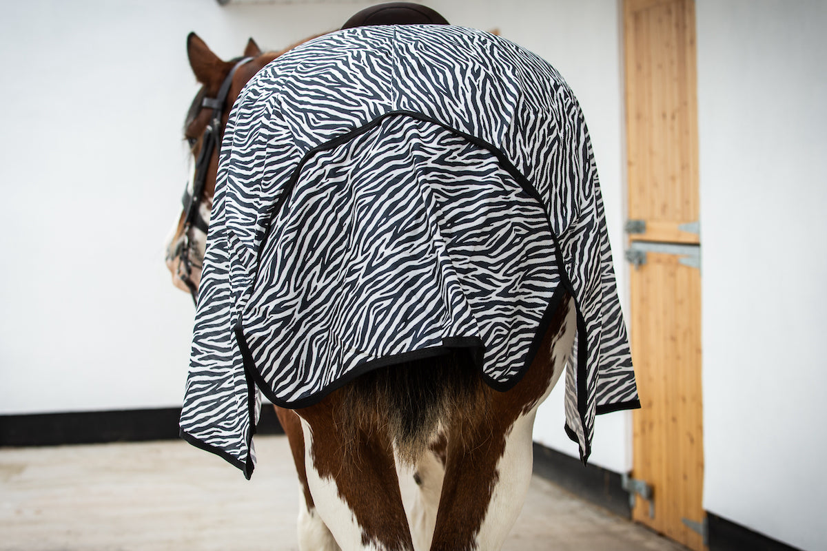Epic Classic Zebra Ride-On Fly Rug - Broad Fit
