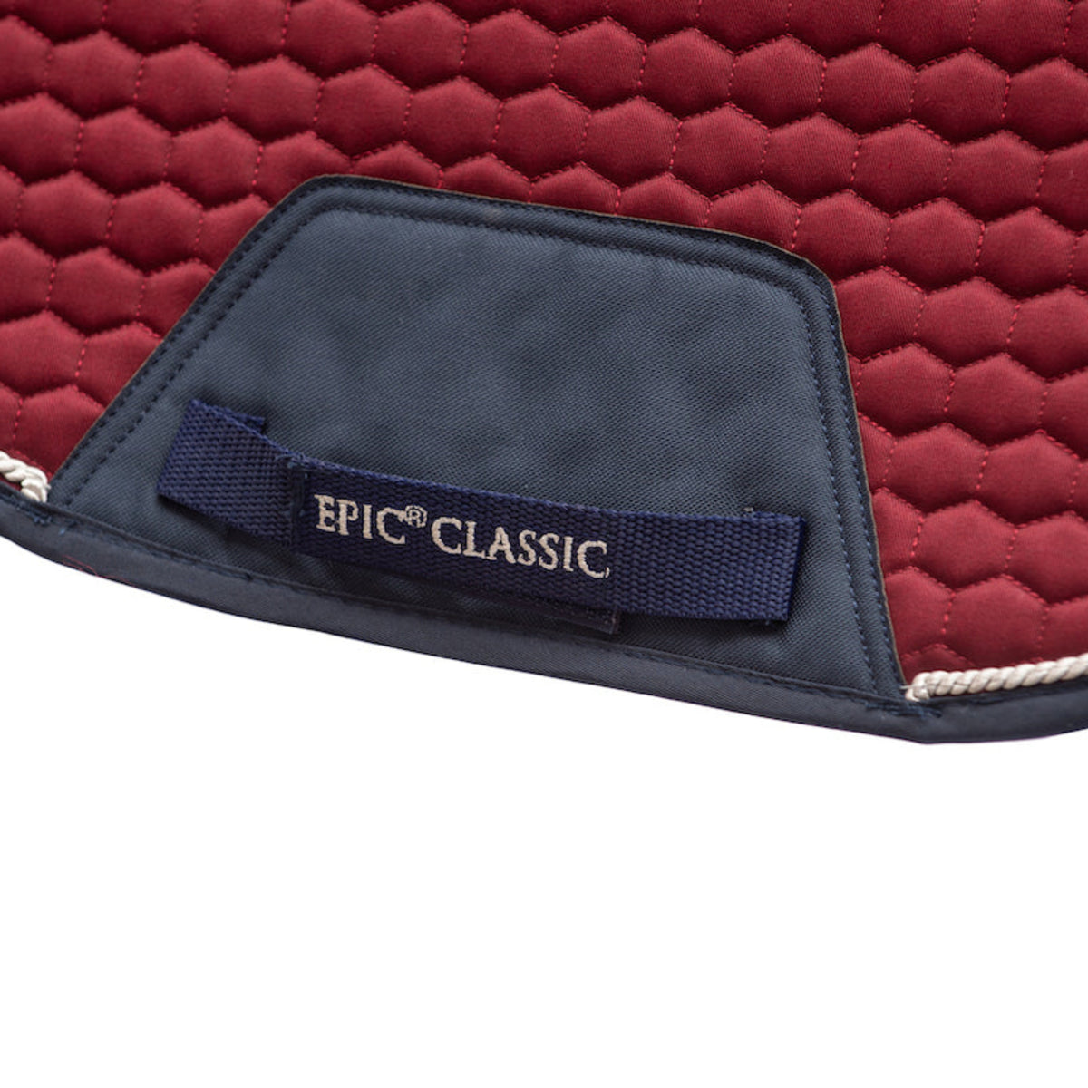 Epic Classic Hi-Wither Dressage Saddle Cloth - Burgundy