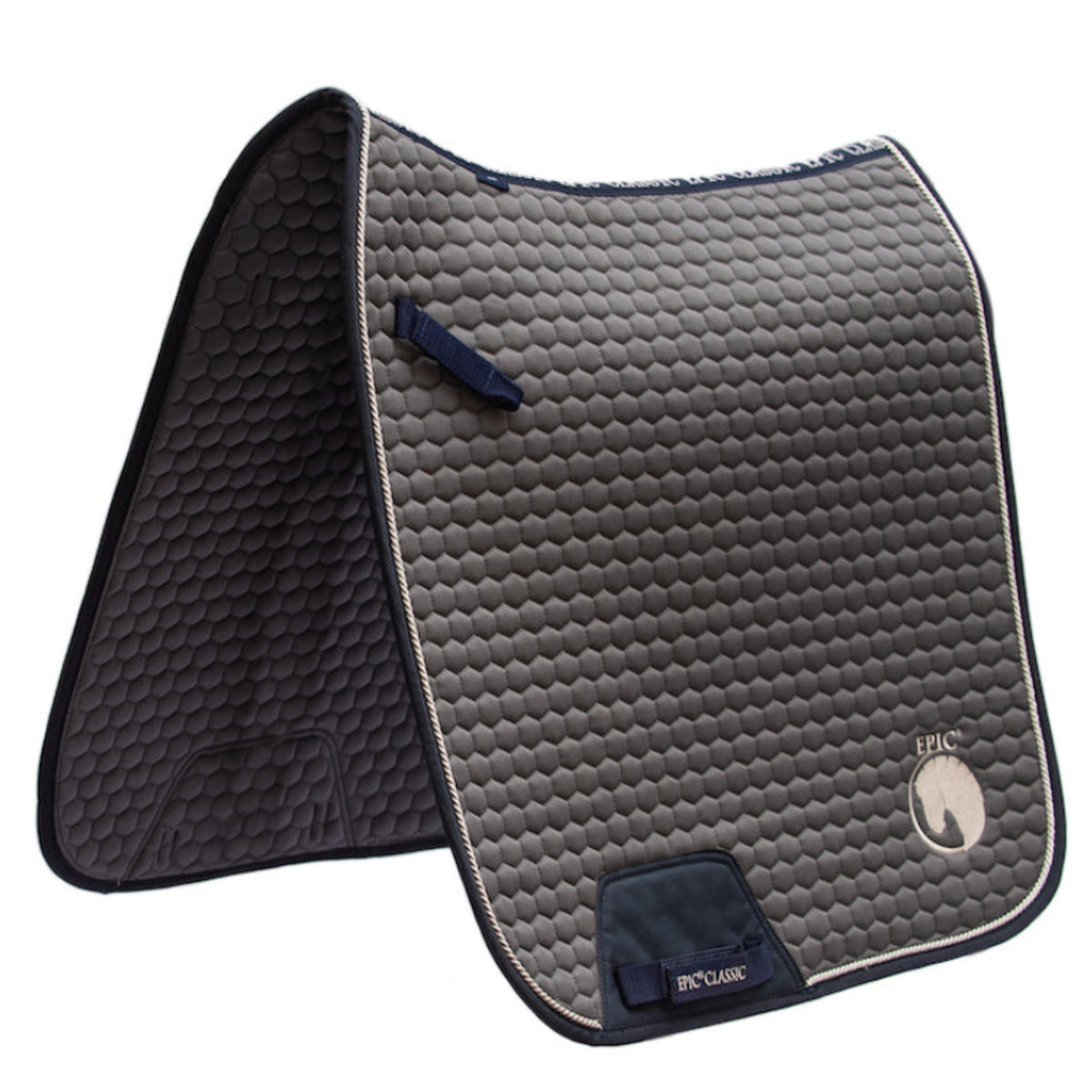 Epic Classic Hi-Wither Dressage Saddle Cloth - Grey
