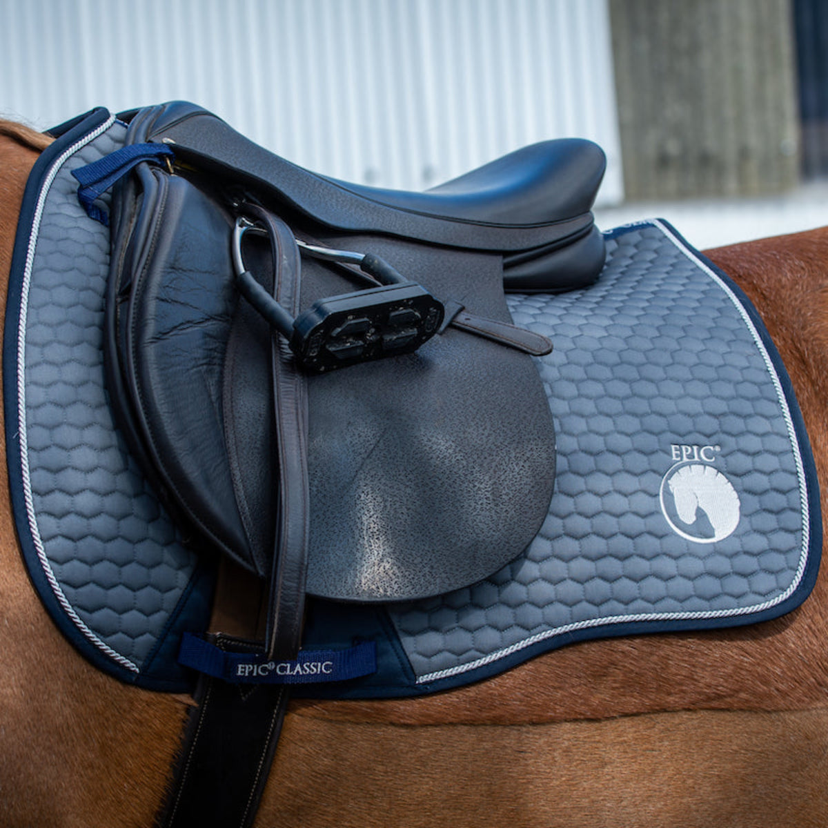 Epic Classic Hi-Wither GP Saddle Cloth - Grey