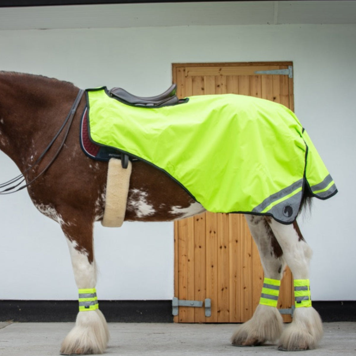 Epic Classic Exercise Sheet with Leg Straps - Fluorescent Yellow