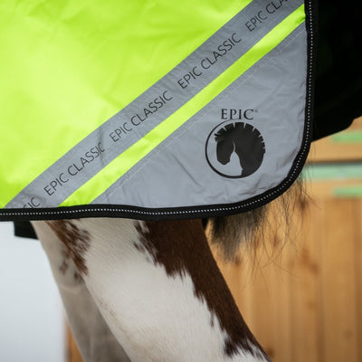 Epic Classic Exercise Sheet with Leg Straps - Fluorescent Yellow