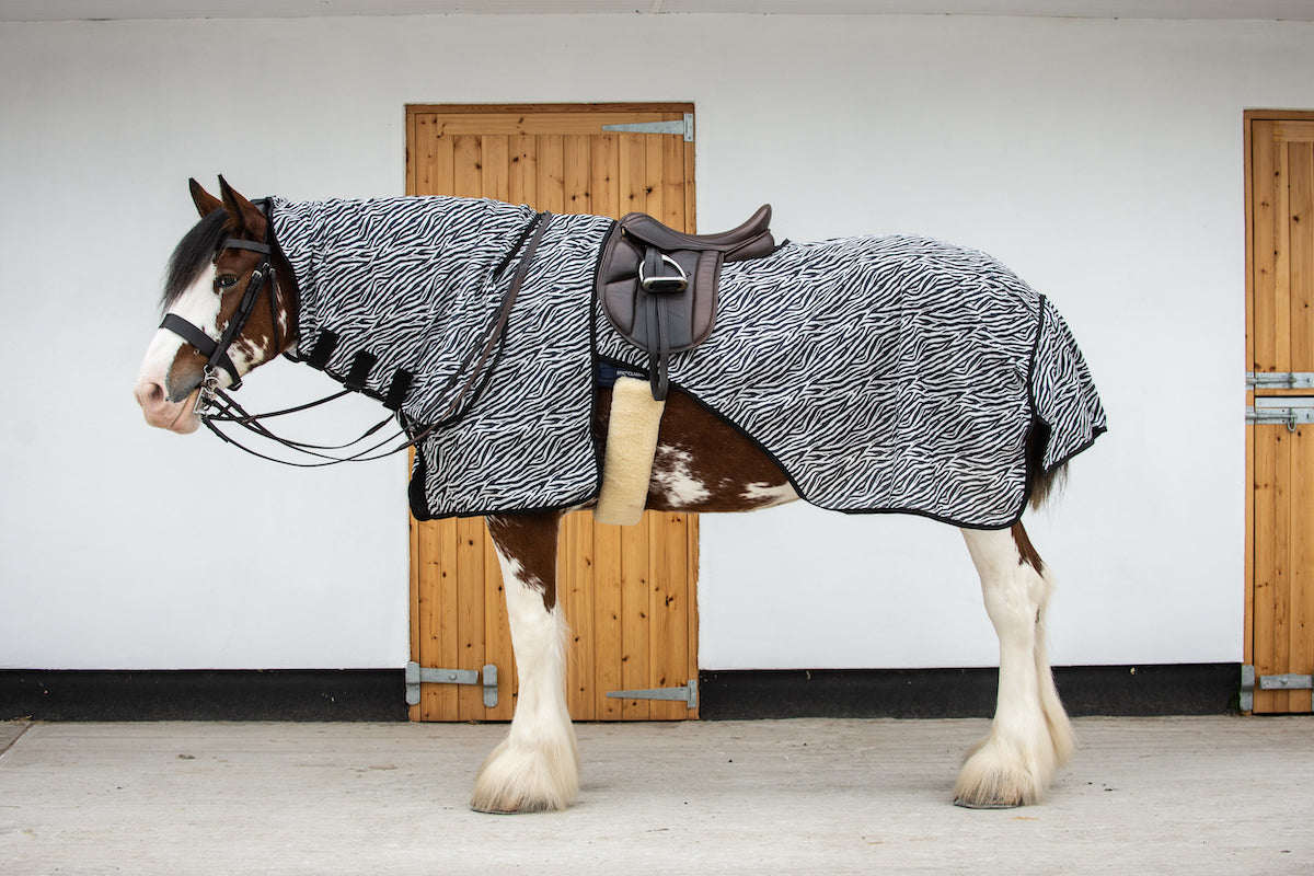 Epic Classic Zebra Ride-On Fly Rug - Broad Fit