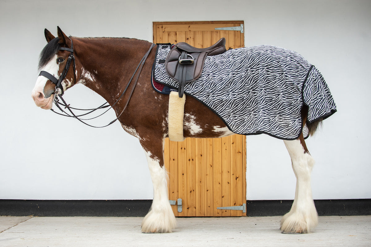 Epic Classic Zebra Ride-On Fly Rug - Broad Fit