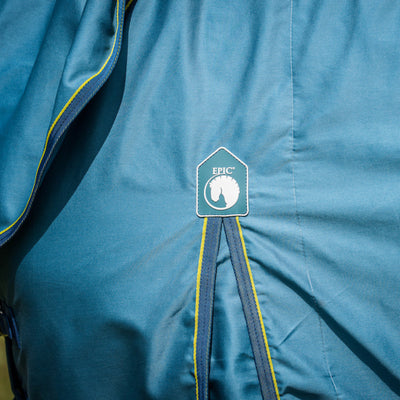 Epic Classic Cotton Sheet Combo - Broad Fit - Hydro Blue