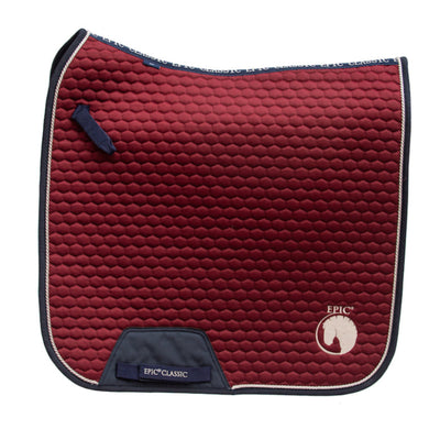 Epic Classic Hi-Wither Dressage Saddle Cloth - Burgundy