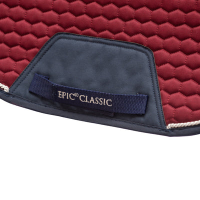 Epic Classic Hi-Wither Dressage Saddle Cloth - Burgundy